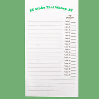 Make That Money Server Notepad (75 Sheets)